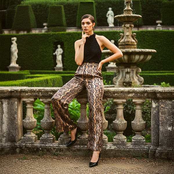Viper Halter Jumpsuit — reverse view