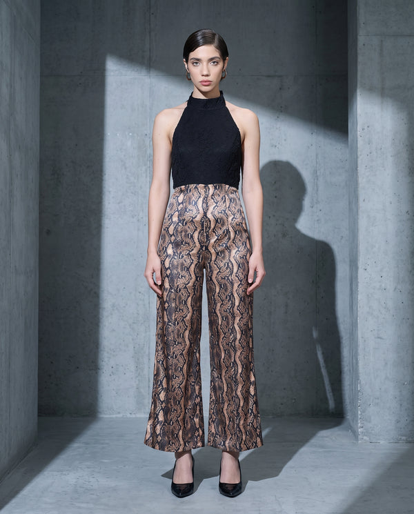 Viper Halter Jumpsuit — reverse view