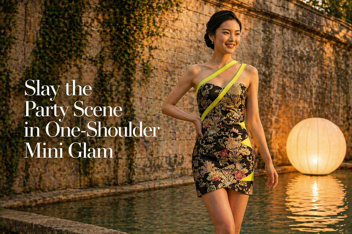 One Shoulder Mini Dresses That Instantly Elevate Your Party Look