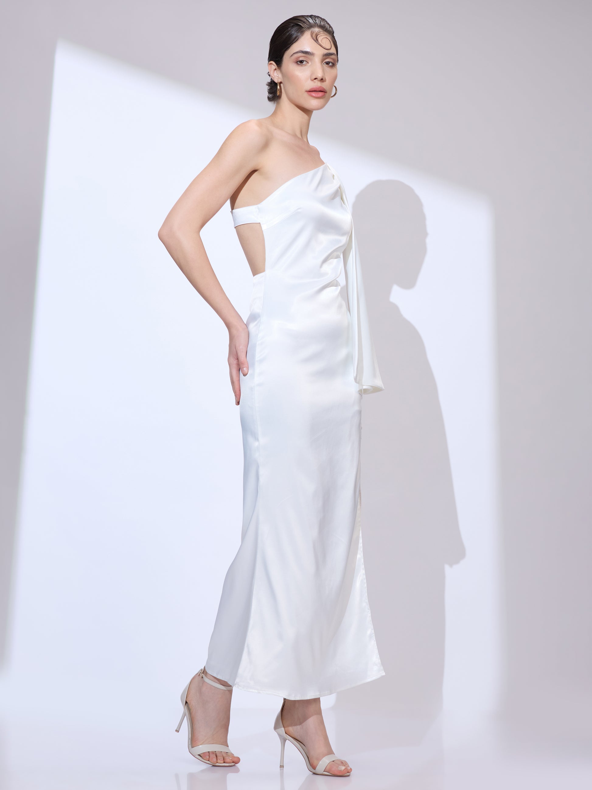satin grecian dress Womens Grecian Satin Dress Empire Waist Maxi Gown Renaissance Halloween Cosplay Outfit Goddess Costume