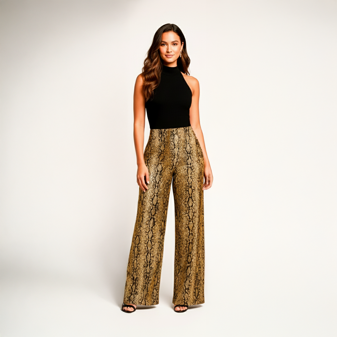 Image of The Viper Halter Jumpsuit