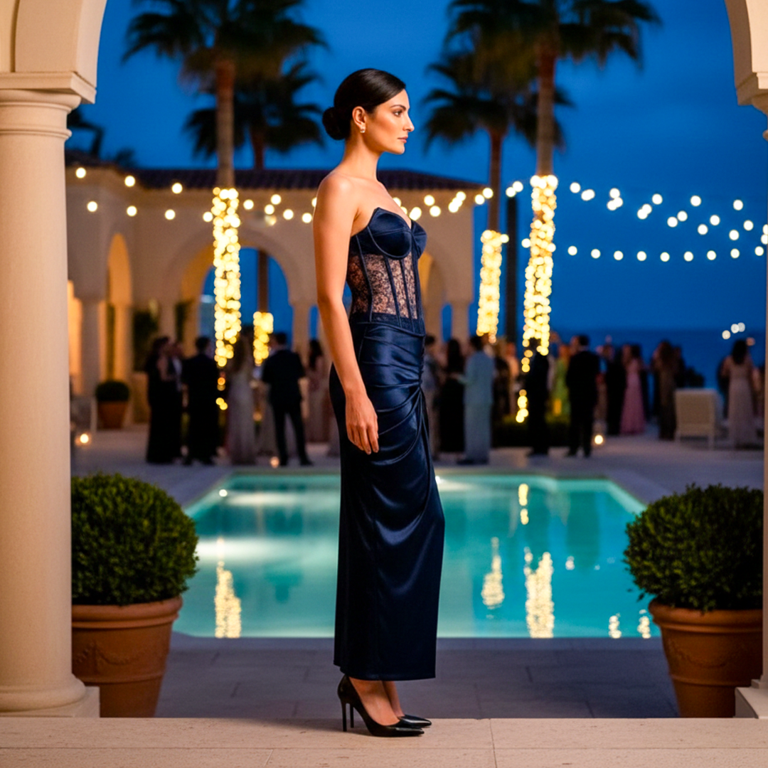 Midnight Siren Gown
