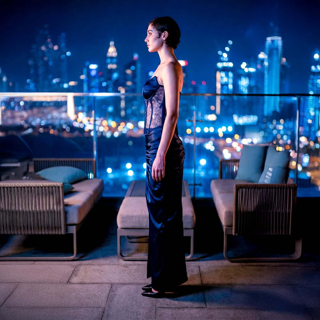 The Midnight Siren Gown