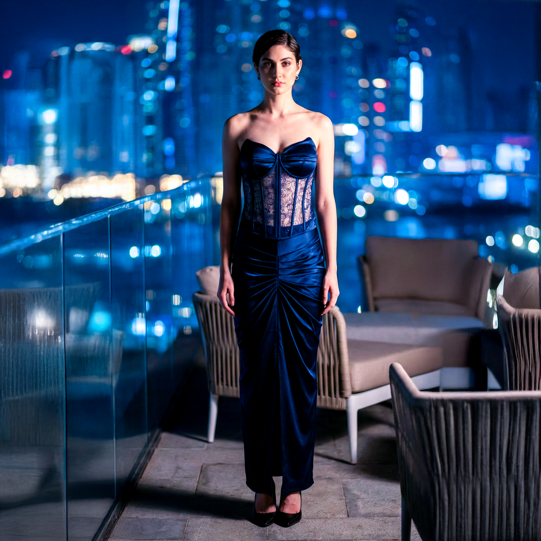 The Midnight Siren Gown