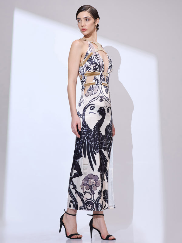 Phoenix Plunge Gown — reverse view