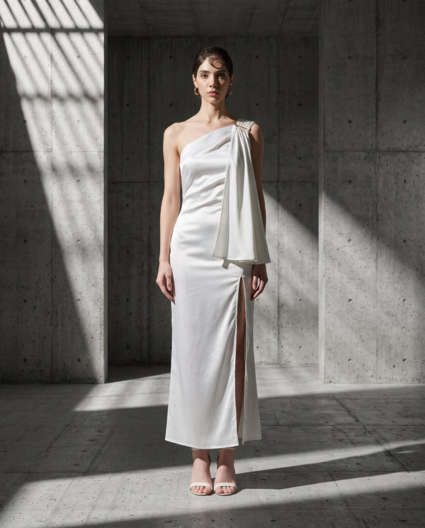 White Grecian Muse Gown
