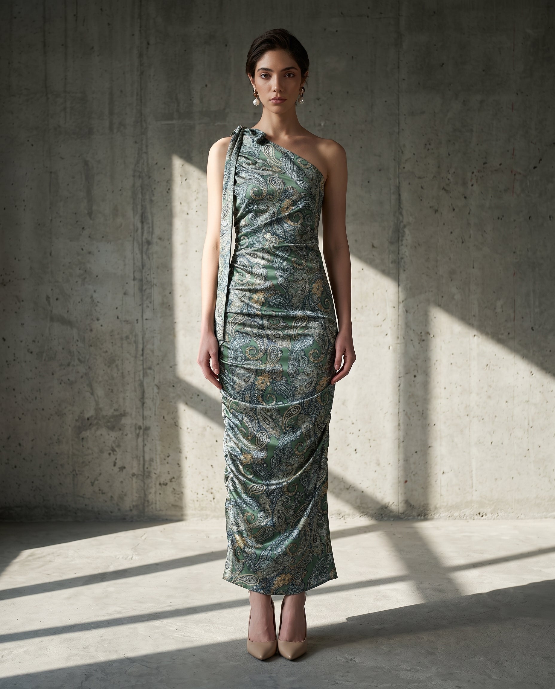 Khaki Mirage Gown