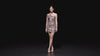 Bronze Vixen Mini — bronze metallic mini dress, studio video by INHAUTECOUTURE