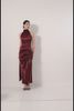 Bordeaux Cowl gown haute cuture