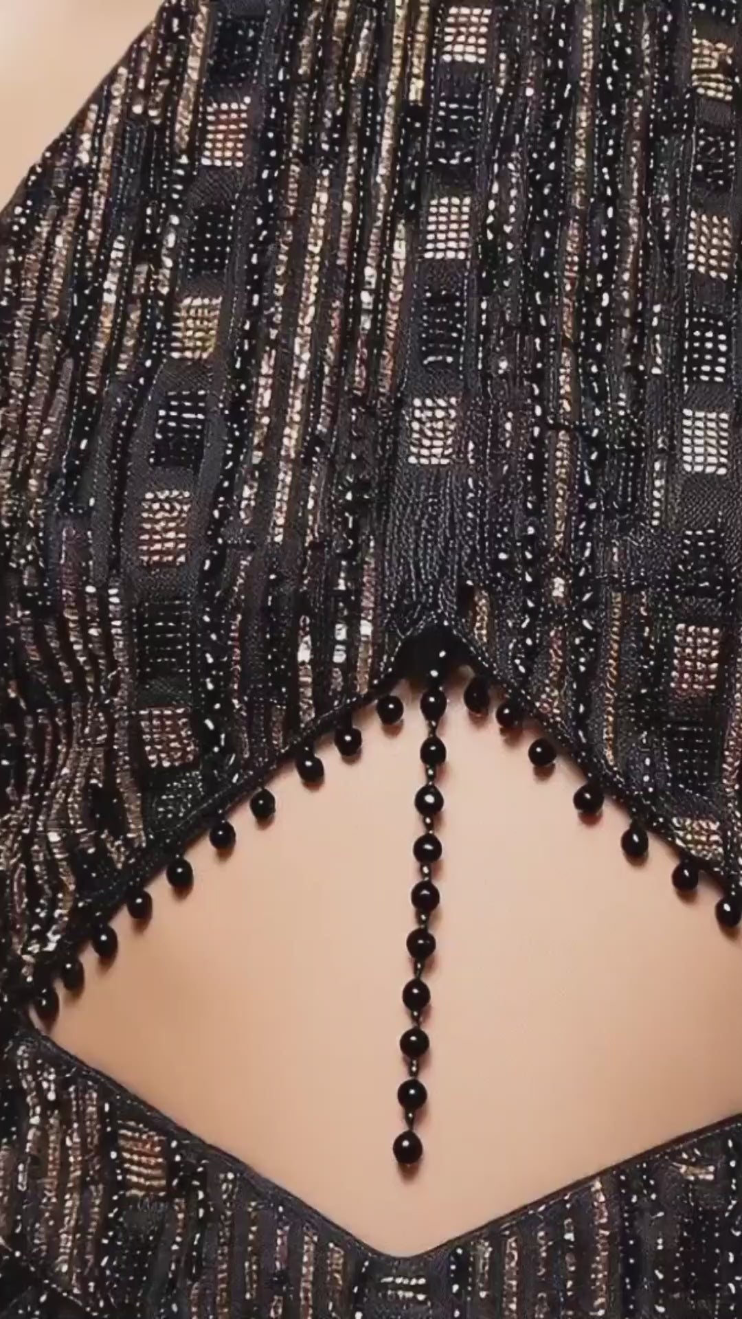 Desert Queen Cocktail — draped cocktail dress, studio video by INHAUTECOUTURE