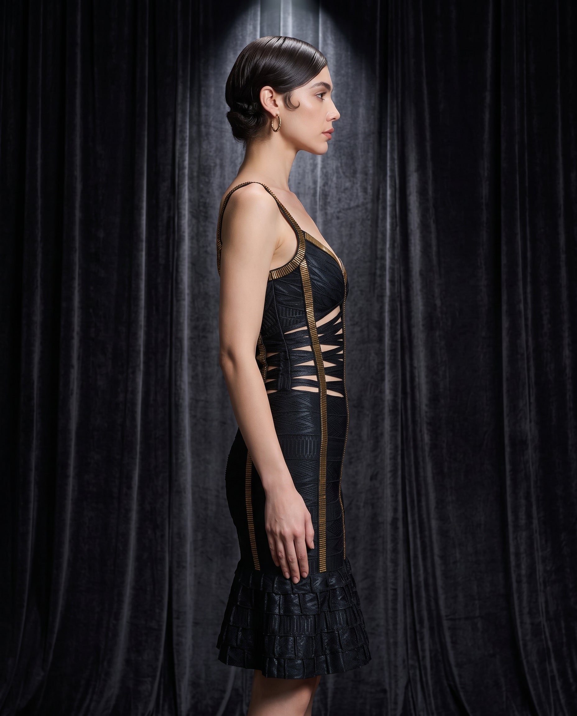 Black & Gold Tier Mini