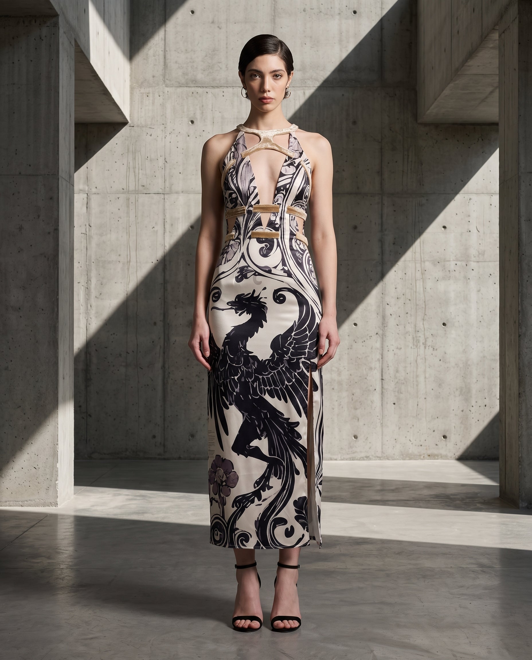 Phoenix Plunge Gown